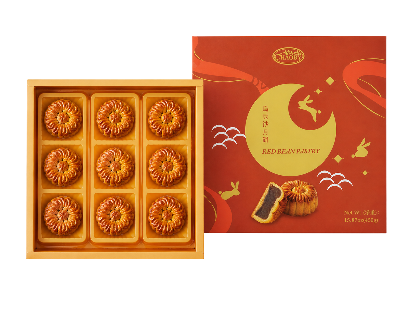 烏豆沙月餅九入禮盒